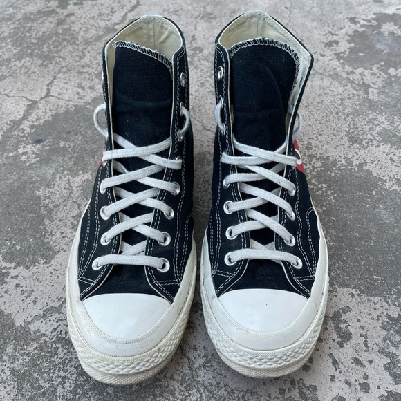 ‼️SOLD‼️Commes Des Garcons x Converse Heart Hightop Sneakers ♥️ - Picture 5 of 10